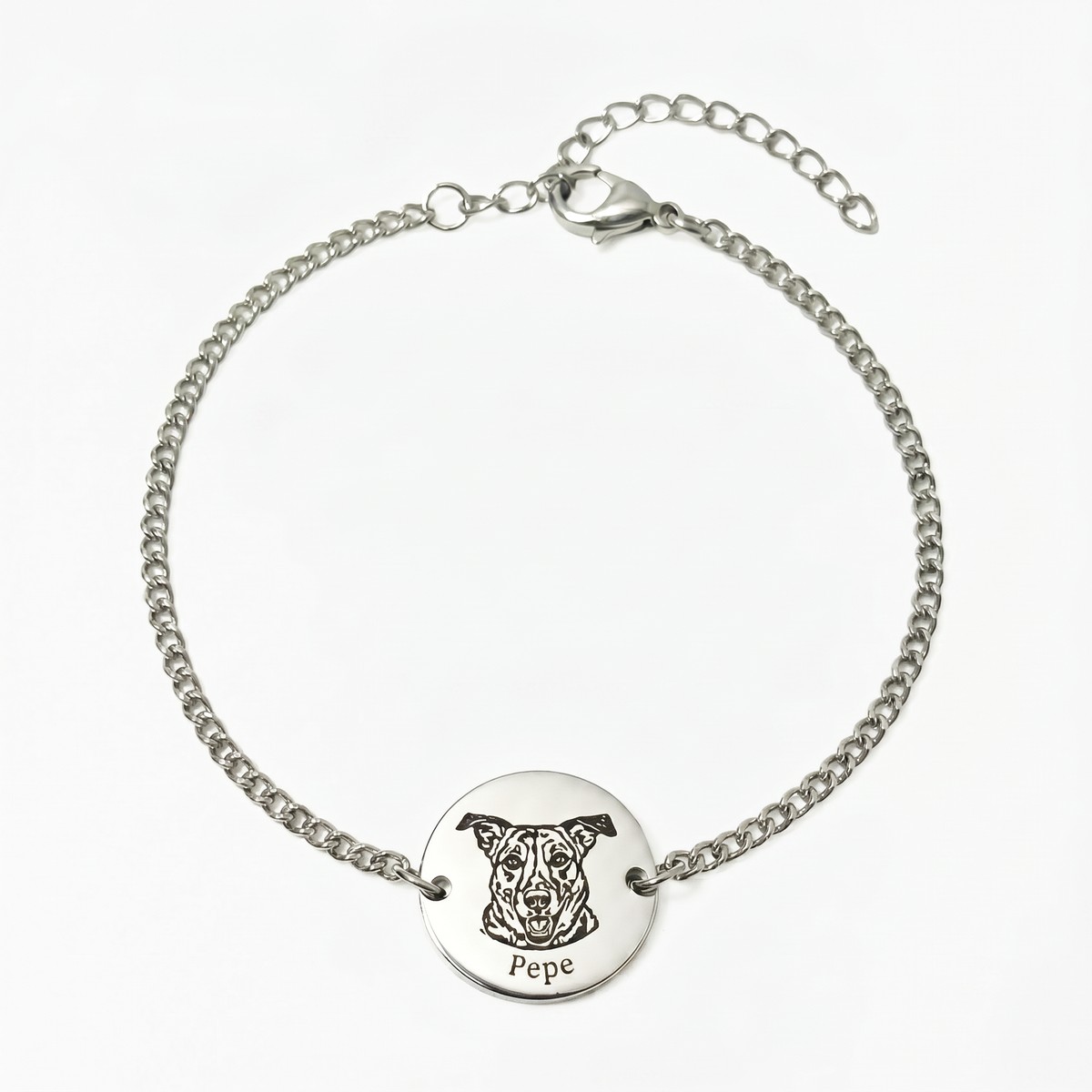 Pulsera Pet Face en Silver